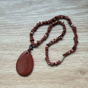 Red Goldstone Necklace
